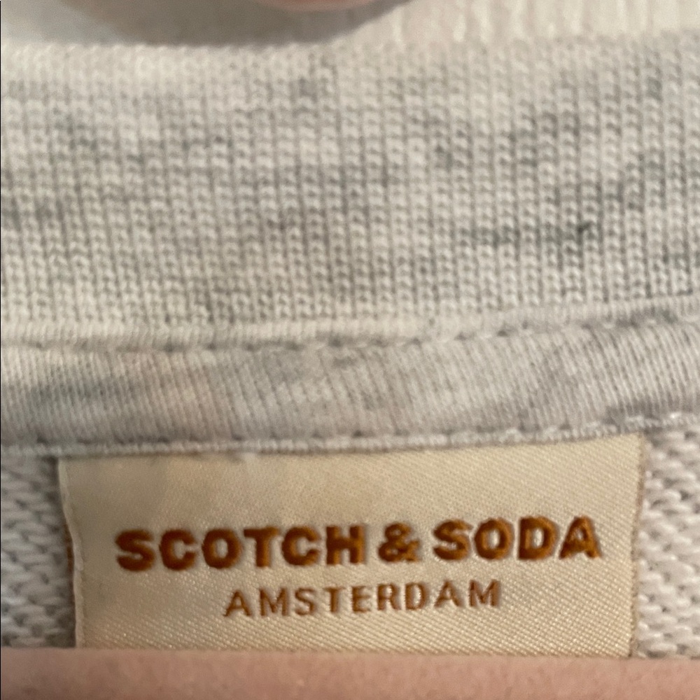 🤍🩶 SCOTCH & SODA Sweatshirt Size L - Picture 2 of 6